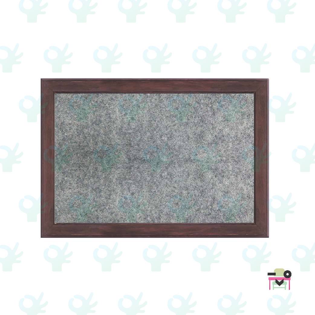 Ofiskita ECO Wooden Frame Notice Board Velvet Surface (V01V10) 60cm